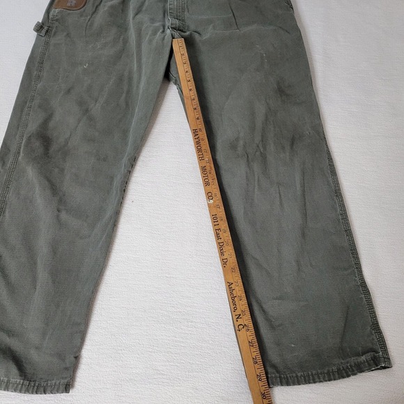 Ripstop Cargo Pants Mens 42x30 Grey Workwear - Picture 14 of 16